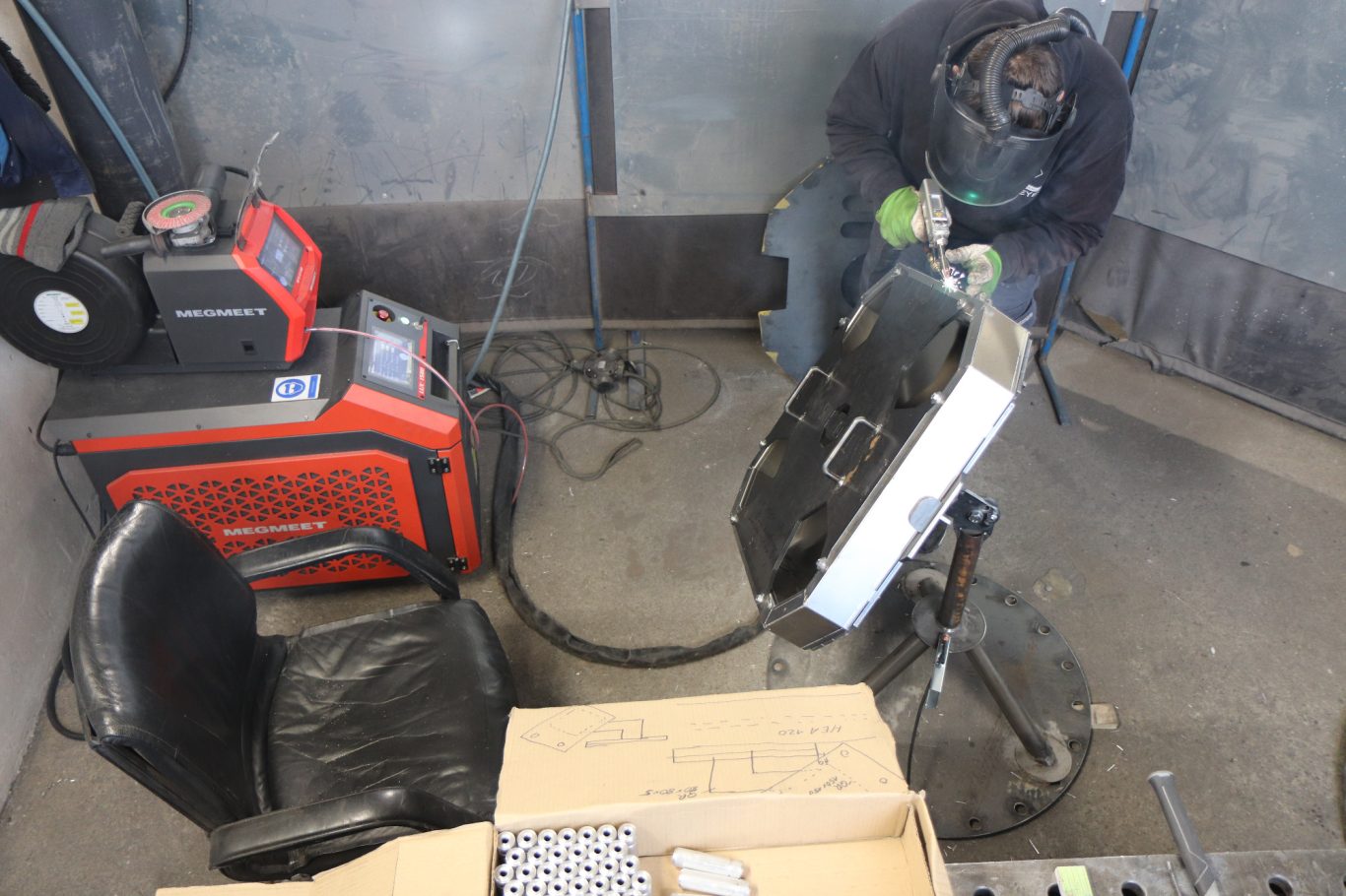 Laserschweißen Alublech