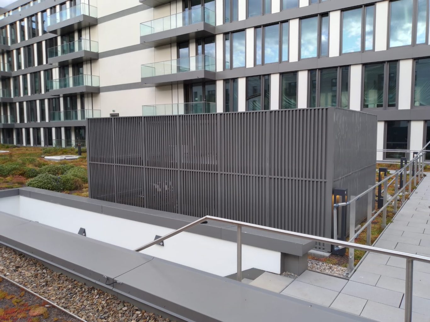 Sichtschutzeinhausung