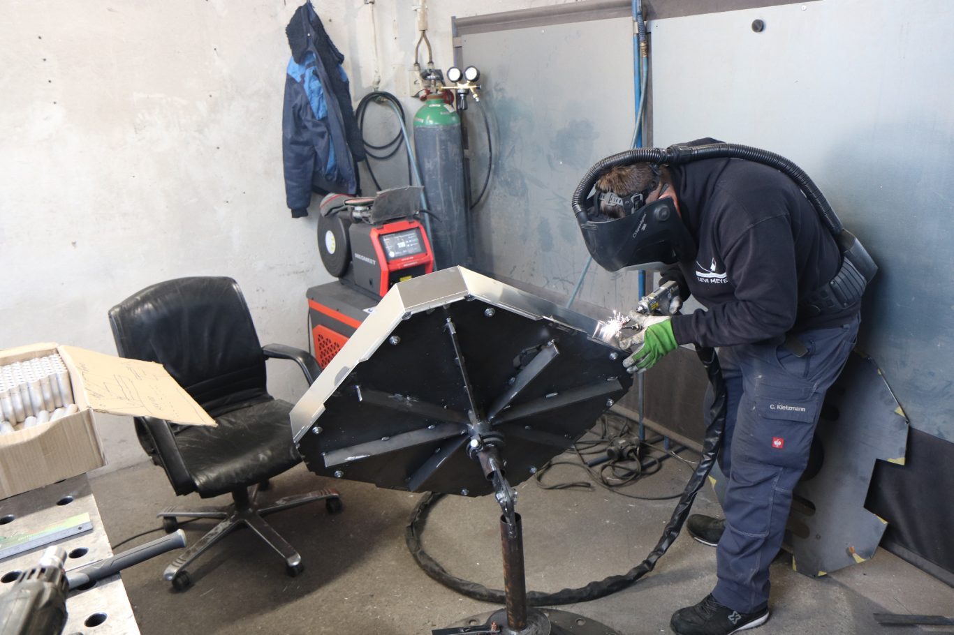 Laserschweißen Alublech