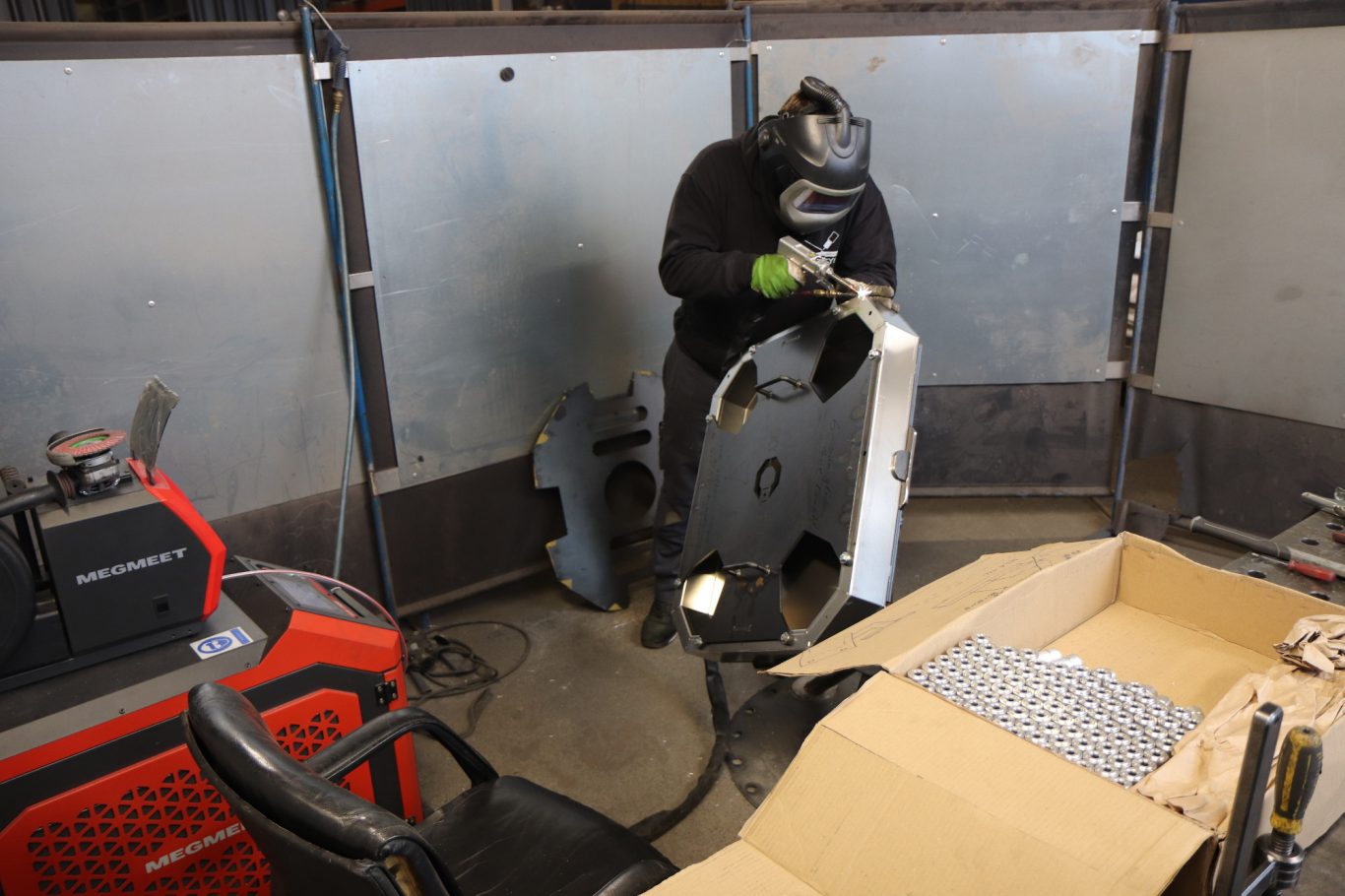 Laserschweißen Alublech